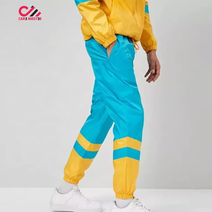 Custom Two Piece Windbreaker Short <b>s</b> & <b>Jacket</b> Set Custom design Zip up Nylon Polyester Streetwear Tracksuit <b>Mens</b> Windbreaker Set - Product Image 4