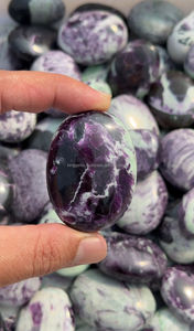 Piedra de Kammererita Natural, Cristal Curativo Morado Tallado, Cristal de Energía para Meditación, Reiki y Chakras - Product Image 5