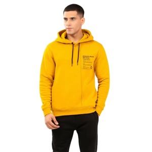 Sweat à capuche pour homme en molleton de coton épais, qualité professionnelle, sérigraphié et brodé, coupe oversize, impression personnalisée, luxe, vente en gros - Product Image 2