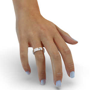 Trendy 0.2 Carat Moissanite Baguette Cut Wedding Band 925 Sterling Silver Anniversary Engagement <b>Ring</b> Dainty Gift <b>for</b> <b>Men</b> Unisex - Product Image 2