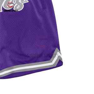 Shorts de basket-ball professionnels en tissu mesh respirant, prix de gros pour les achats en vrac - Product Image 5