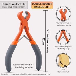 Cortador de Extensiones de Cabello Profesional, Herramienta de Eliminación de Adhesivos de Queratina de Acero Inoxidable de Precisión, Fácil de Usar - Product Image 3