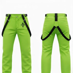 Pantalones de Esquí para Hombre Personalizados con Cierre de Gancho y Bucle, Aislamiento de Forro Polar Impermeable de 10.000 mm y 240 g, Material 100% Poliéster, OEM/ODM - Product Image 6