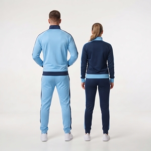 Custom Performance Training Tracksuit 100% Polyester Sportswear <b>Track</b> <b>Jacket</b> Jogger Pants Custom Training Sweatsuits Unisex - Product Image 2
