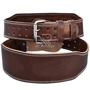 Ceinture de musculation en cuir pleine fleur RC Fitness avec boucle à dégagement rapide pour entraînement de strongman, vente en gros OEM - Product Image 4