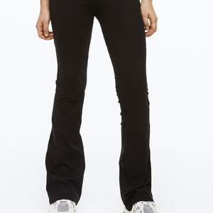 Pantalon long sans couture en maille extensible quatre directions, idéal pour le yoga et le fitness, avec hauts à manches longues assortis - Product Image 5