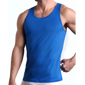 Breathable Lightweight <b>Singlet</b> Muscle Fit Tank Tops Fitness Workout Sleeveless Shirt Custom Logo <b>Men's</b> Gym Workout Tank Top - Product Image 5