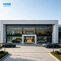 Construcción Prefabricada de Concesionario de Autos, Estructura de Acero con Certificación CE, Directo de Fábrica, Personalizable