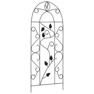 Set di 3 Supporti Decorativi Medi in Ferro Nero per Piante, per Recinzioni, Tralicci e Cancelli - Product Image 3