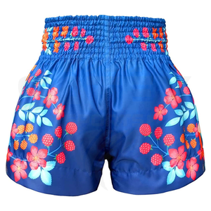 กางเกงขาสั้นฝึกซ้อมมวยไทย MMA - ผ้าโพลีเอสเตอร์ 100% ยืดหยุ่น น้ำหนักเบา ระบายอากาศได้ดี เหมาะสำหรับฟิตเนส วิ่ง และกีฬาฤดูร้อน - Product Image 3