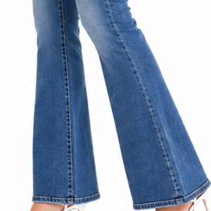 Women Flared Denim <b>Jeans</b> Premium Stretch Flared Stylish Comfortable Durable High <b>Waist</b> Fashion Design For Women Denim Flare Pant - Product Image 6