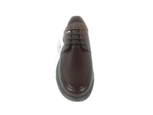 Zapatos Oxford de Vestir para Hombre, Color Marrón, Piel de Oveja, con Cordones, Punta en Pico, para Oficina y Carrera Profesional, Color Sólido, Suela de EVA, para Todas las Temporadas - Product Image 2