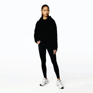 เสื้อฮู้ดคอตตอนผ้าฟลีซแขนยาวแบบสวมหัวตัวใหญ่พิเศษสำหรับผู้หญิงชุดกีฬาสำหรับผู้หญิงน้ำหนักมาก100% - Product Image 5