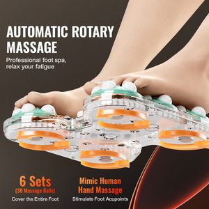 Bain de pieds pliable chauffant avec fonction de massage, température réglable 95-118°F, 30 rouleaux de massage, zone de massage des chevilles - Product Image 2