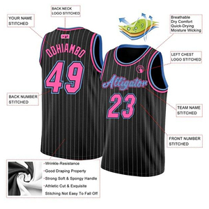 Camiseta Deportiva Retro Personalizada, Transpirable, 100% Poliéster, Sin Mangas, Unisex, Talla Grande, Venta al Por Mayor - Product Image 2