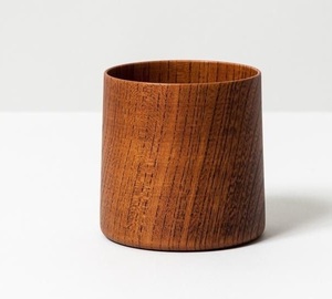 Mug en bois fait main, tasse à café en bois massif naturel, style rustique, vaisselle écologique pour la maison, la cuisine, le café - Product Image 3
