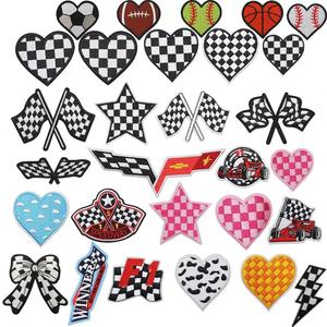 Patch brodé personnalisé en chenille écologique, thermocollant ou à coudre, pour veste, chapeau, vêtement, logo personnalisé, vente en gros - Product Image 4