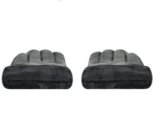 Women Black Sheepskin Leather Breathable <b>Touch</b> <b>Screen</b> <b>Gloves</b> for Outdoor Casual Daily Use Winter Warmers - Product Image 5