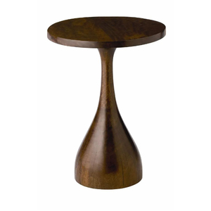 Round Wooden <b>Coffee</b> <b>Table</b> With Tapered <b>Legs</b> Modern Minimalist Design <b>For</b> Living Room Furniture Decorative Side <b>Table</b> - Product Image 5