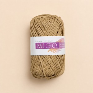 ไหมฝ้ายสำหรับถักไหมพรม Miso Abaca Cotton Crochet Yarn สำหรับถักมือ ไหมถักโครเชต์แบบก้อน 50 กรัม ไหมถักโครเชต์ - Product Image 2