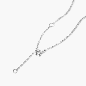 Collar de Cadena de Plata 925 de Moda, Estilo Elegante con Brillantes Diamantes Moissanite, Joyería Minimalista y Elegante, Regalo para Mujer - Product Image 6