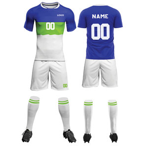 Quick Dry Breathable Fabric Soccer T-Shirt Reversible Football Uniforms with Team Number Printing Set Style Wear For <b>Men's</b> - Product Image 1