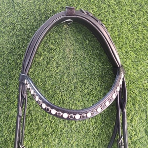 Nueva brida de caballo Caballo Rein Headstall Halter grueso Accesorios ecuestres Snaffle extraíble Nylon Equipo de equitación - Product Image 2