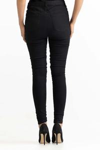 Pantalon en jean ample à jambe large OEM pour femme, style boyfriend, streetwear, vente en gros, faible MOQ - Product Image 2
