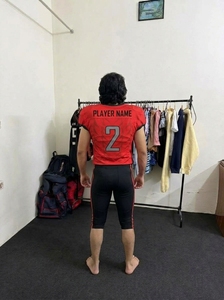 Uniforme de football américain personnalisé sublimé avec n'importe quel design, nom du joueur, numéro, vêtements d'équipe - Product Image 5