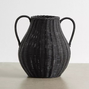 Creative Black Rattan Decorative <b>Vase</b> <b>Unique</b> <b>Vases</b> 100% Natural Crafted From Vietnam Ready for Export - Product Image 4