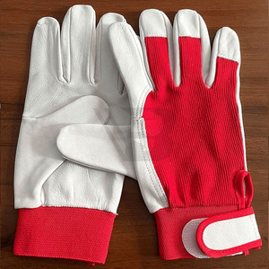 Made In Pakistan Safety Work Wear <b>Gloves</b> Direct Factory Made Best Price High Quality Cow Split Leather Working Safety <b>Gloves</b> - Product Image 3