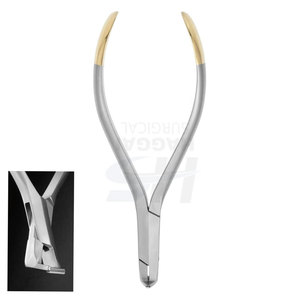 Pince manuelle orthodontique en acier inoxydable pour la découpe et la pliage de fils, outil pour extrémités distales, garantie 1 an, certifié CE, instruments dentaires - Product Image 3