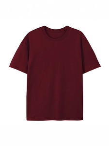 T-shirt personnalisé en gros, col rond multicolore, chemise culturelle, T-shirt ample à manches courtes en pur coton pour hommes et femmes - Product Image 2