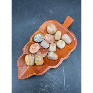 Piedra Natural de Ágata Roja Crazy Lace, Pulida, de 2-3 cm, Decoraciones de Cristal - Product Image 3