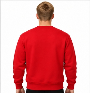 Sudadera de Cuello Redondo Roja para Hombre, Marca INDEX APPAREL, con Estampado de Calavera, Estilo Casual, Tejido de Punto, Corte Regular, para Otoño - Product Image 2