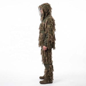 Traje de Camuflaje Ghillie para Hombre, Ropa de Caza de Tejido Suave, Transpirable, Manga Larga, Equipo para Actividades al Aire Libre de Otoño - Product Image 3