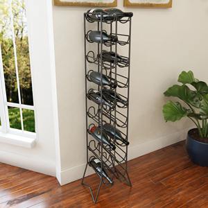 Organizador de Vino Clásico de Metal Negro de Múltiples Niveles, Hecho a Mano, Ecológico, para Cocina, Hogar y Bares, Resistente, con Capacidad de 3L, Soporte para Exhibición de Vino - Product Image 2