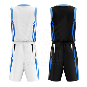 Dernier design d'uniforme de basket-ball réversible pour jeunes, fabriqué au Pakistan, uniforme de basket-ball réversible - Product Image 2