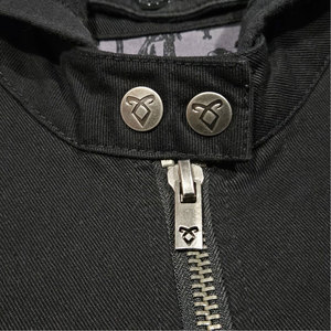 Chaleco con Capucha para Hombre 2026, Negro, Estilo Gótico Punk, con Tachuelas, Cierre de Cremallera, Algodón Resistente, Ropa Urbana, Venta al Por Mayor de Fábrica - Product Image 5