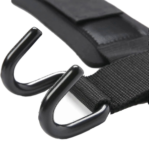 Crochets de barre de musculation robustes pour haltérophilie, sangles de poignet professionnelles avec crochets de barre en métal, qualité OEM supérieure - Product Image 3