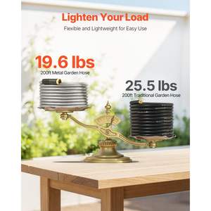 Manguera de Jardín de Acero Inoxidable Resistente a la Oxidación de 60 Metros, Boquilla de 10 Funciones, Flexible, Ligera y Anti-Torceduras - Product Image 4