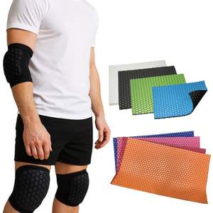 Feuille de protection anti-collision en nid d'abeille à motif hexagonal EVA pour coudières et genouillères de football - Product Image 1