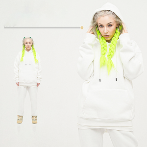 Sudadera con capucha de lana de algodón gruesa y cómoda Unisex personalizada sudadera con estampado Vintage suéter diseño de bolsillo suelto para hombre - Product Image 3