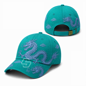 Casquettes de baseball unisexes OEM de haute qualité à 6 panneaux, 100 % coton, broderie personnalisée, boucle dorée réglable, chapeau décontracté pour adultes - Product Image 6