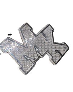 Venta caliente VVS D Moissanite Diamond GRA Certified S925 Plata Chapado en oro blanco Hip Hop Custom MK Nombre inicial Letra Colgante - Product Image 1