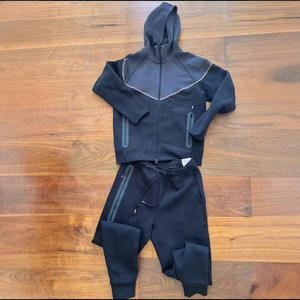 Conjunto de Sudadera y Pantalones Deportivos Personalizados OEM, Tejidos y Transpirables, para Hombre, Traje de Dos Piezas, Ropa Casual Cómoda - Product Image 5