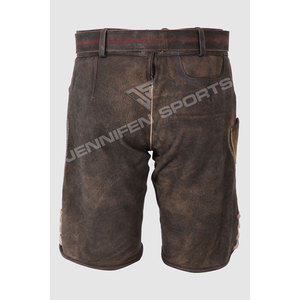 Shorts en cuir véritable pour hommes, style Lederhosen allemand, en daim de vache, costume bavarois authentique pour l'Oktoberfest, vente en gros - Product Image 6