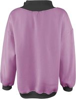 Sweat-shirt à capuche oversize pour femme, manches régulières, en polaire respirant, polyester/coton écologique, streetwear décontracté