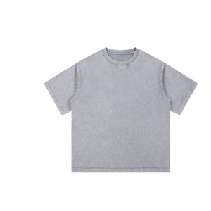 Camisetas Vintage Unisex Personalizadas con Hombros Caídos, 100% Algodón de Alta Calidad, Oversize, Manga Corta, Bordado, 250gsm - Product Image 3