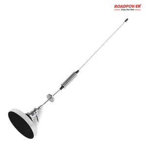 Antenne CB universelle Roadpower (RP-ANT-KAT-CH) en acier inoxydable avec base magnétique puissante, support pivotant, bobine à ressort, résistante aux intempéries - Product Image 4